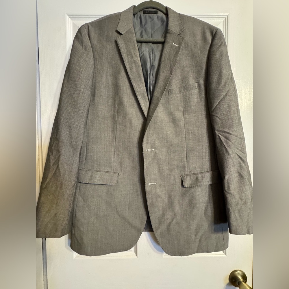 Sergio Valentino Super 150’s Merino Wool Blazer 44L Made in Italy